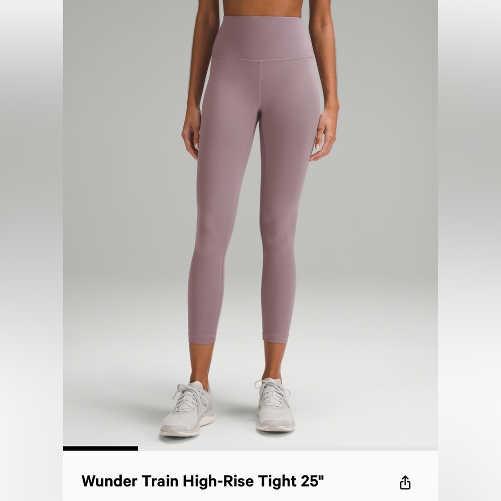 Wunder Train High-Rise Tight 25” in Vintage Plum
